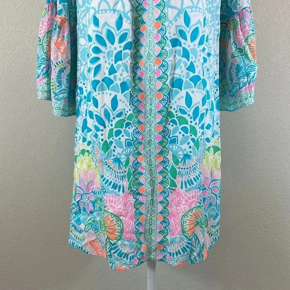 Lilly Putlizer off shoulder mini dress size xs - Picture 4 of 7